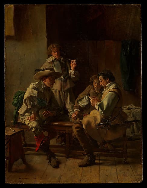 The Card Players — Ernest Meissonier
