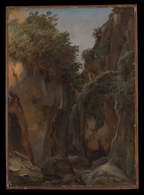 Ravine at Sorrento — Edouard Bertin