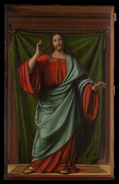 Christ Blessing — Andrea Solario