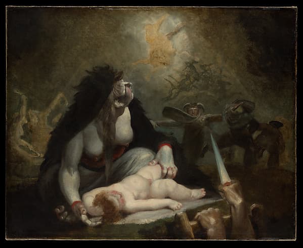 The Night-Hag Visiting Lapland Witches — Henry Fuseli