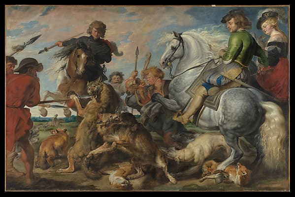 Wolf and Fox Hunt — Peter Paul Rubens