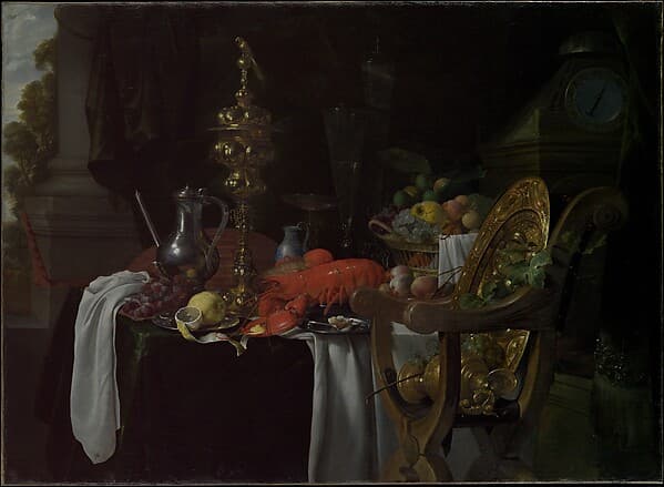 Still Life: A Banqueting Scene — Jan Davidsz de Heem
