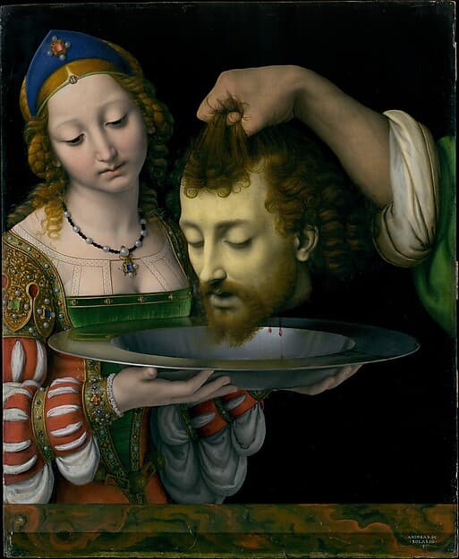 Salome with the Head of Saint John the Baptist — Andrea Solario