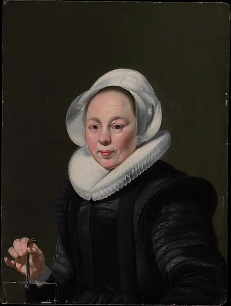 Portrait of a Woman with a Balance — Thomas de Keyser