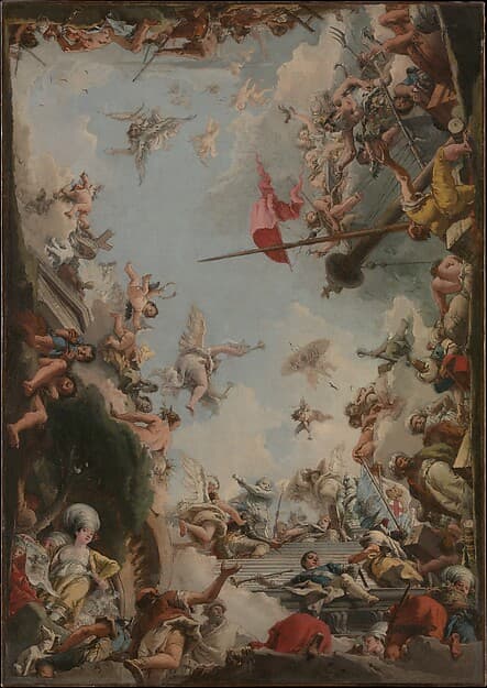 The Glorification of the Giustiniani Family — Giovanni Domenico Tiepolo