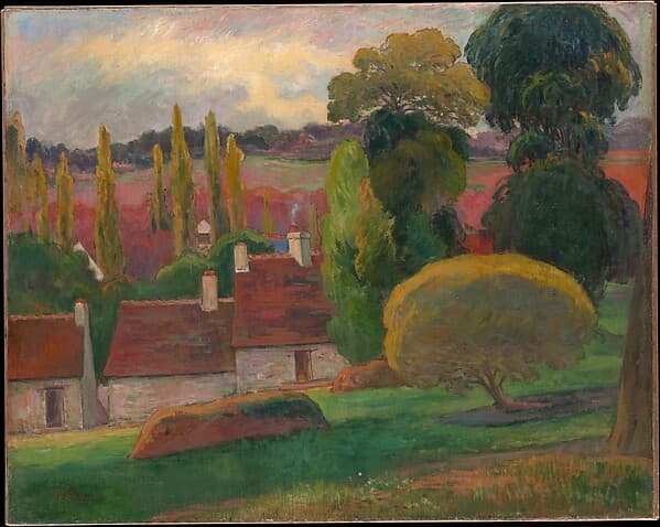 A Farm in Brittany — Paul Gauguin