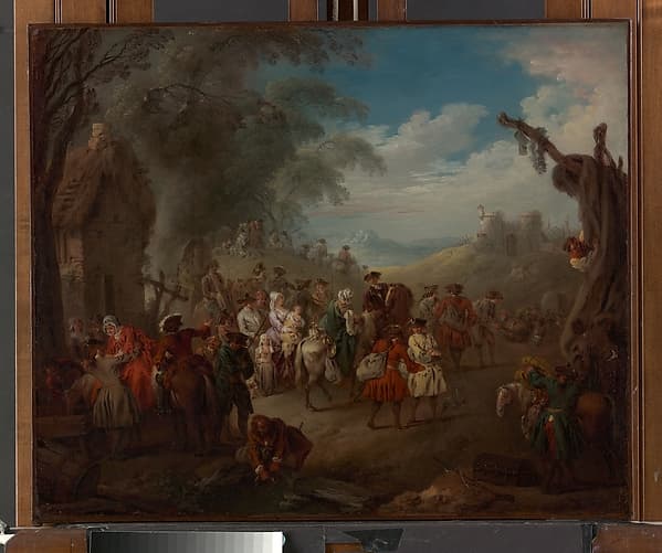 Troops on the March — Jean-Baptiste Joseph Pater