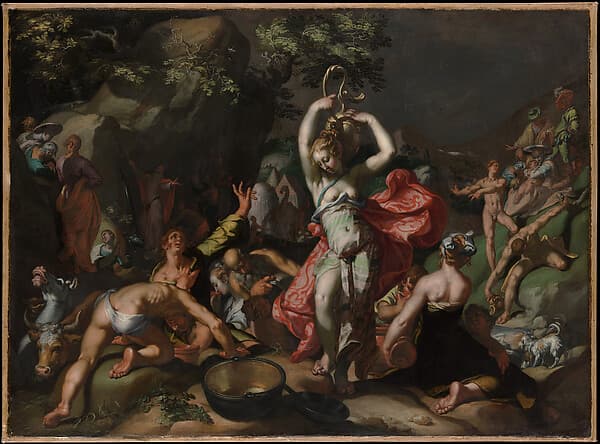 Moses Striking the Rock — Abraham Bloemaert