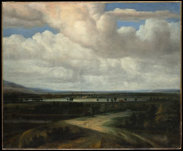 A Panoramic Landscape with a Country Estate — Philips Koninck