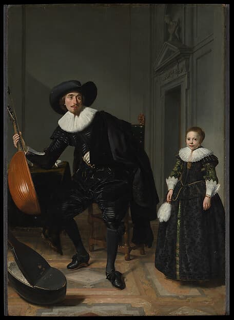 A Musician and His Daughter — Thomas de Keyser