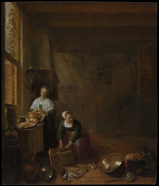 A Kitchen — Hendrick Sorgh