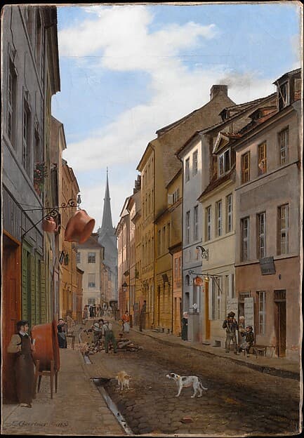 Parochialstrasse in Berlin — Eduard Gaertner