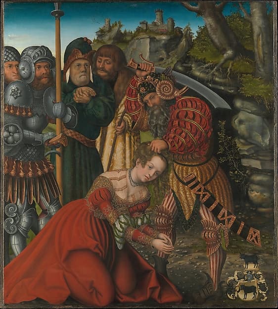 The Martyrdom of Saint Barbara — Lucas Cranach the Elder