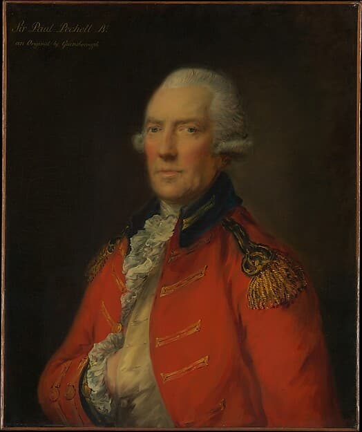Lieutenant Colonel Paul Pechell (1724–1800) — Thomas Gainsborough