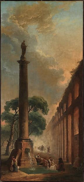 The Fountain — Hubert Robert