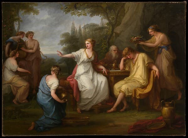 The Sorrow of Telemachus — Angelica Kauffmann