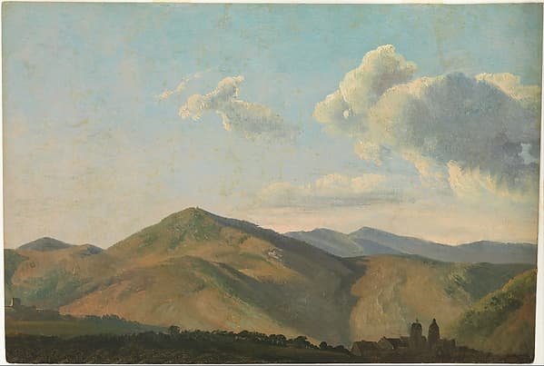 Mountainous Landscape at Vicovaro — Simon Denis