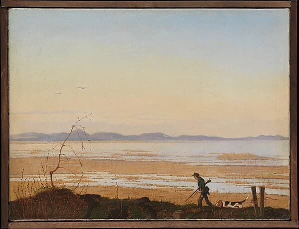 An Evening beside Lake Arresø — Johan Thomas Lundbye