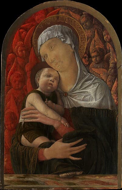 Madonna and Child with Seraphim and Cherubim — Andrea Mantegna