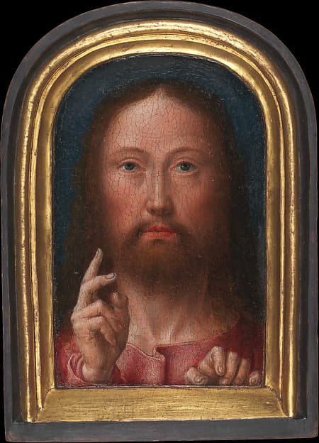 Christ Blessing — Gerard David
