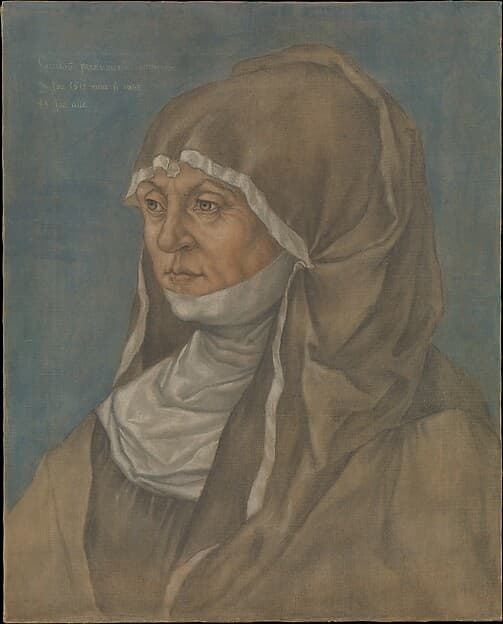 Portrait of a Woman, Said to Be Caritas Pirckheimer (1467–1532) — Albrecht Dürer