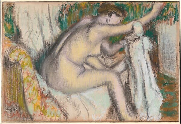 Woman Drying Her Arm — Edgar Degas
