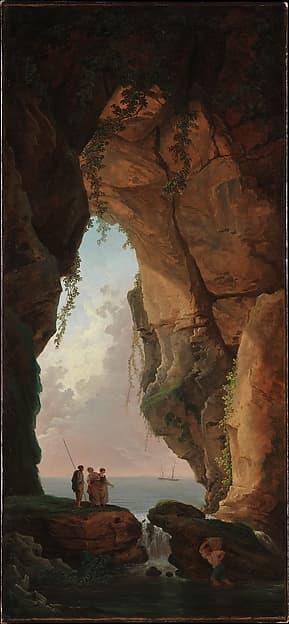 The Mouth of a Cave — Hubert Robert