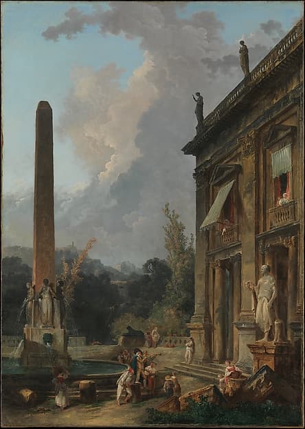 Wandering Minstrels — Hubert Robert
