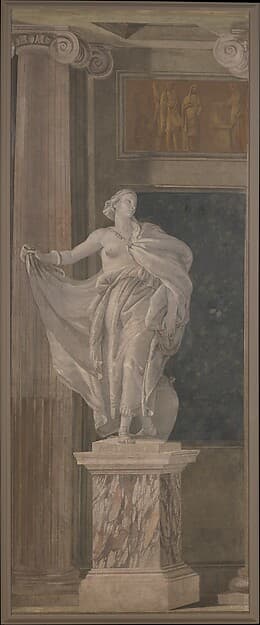 Allegorical Figure Representing Metaphysics — Giovanni Battista Tiepolo