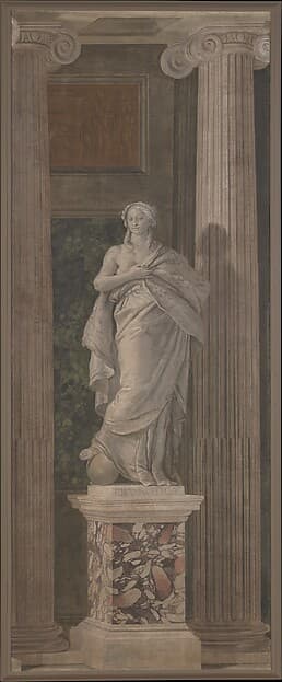 Allegorical Figure Representing Grammar — Giovanni Battista Tiepolo