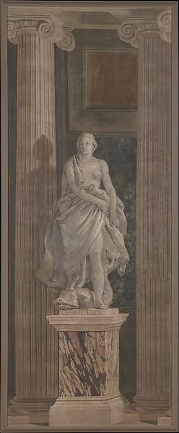 Allegorical Figure Representing Geometry — Giovanni Battista Tiepolo