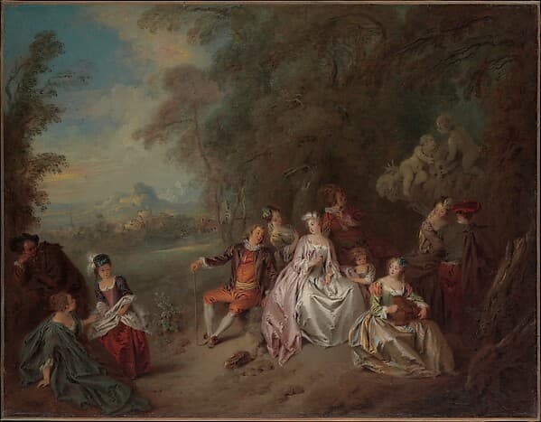 Concert Champêtre — Jean-Baptiste Joseph Pater