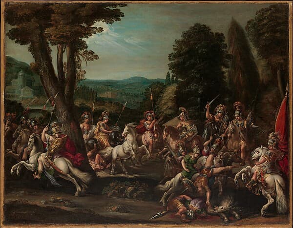 Triumph of the Amazons — Claude Déruet