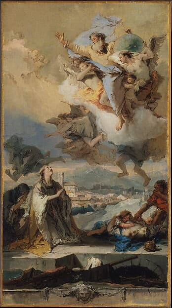 Saint Thecla Praying for the Plague-Stricken — Giovanni Battista Tiepolo