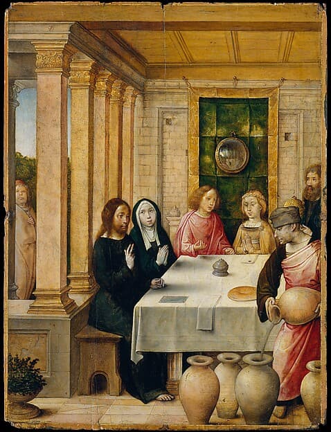 The Marriage Feast at Cana — Juan de Flandes
