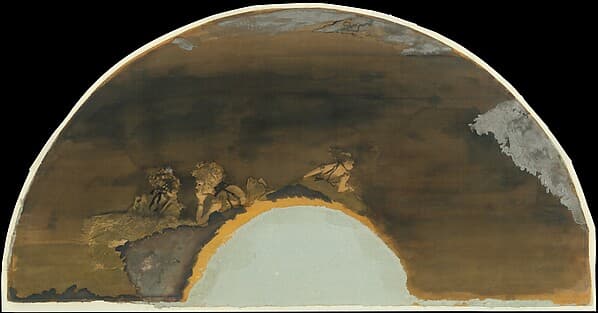 Fan Mount: Dancers — Edgar Degas