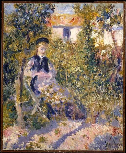 Nini in the Garden (Nini Lopez) — Auguste Renoir