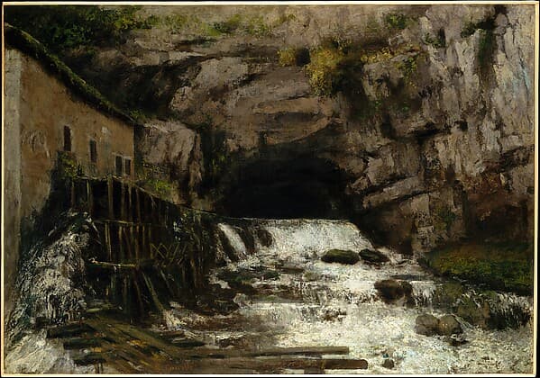 The Source of the Loue — Gustave Courbet