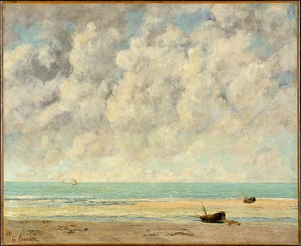 The Calm Sea — Gustave Courbet