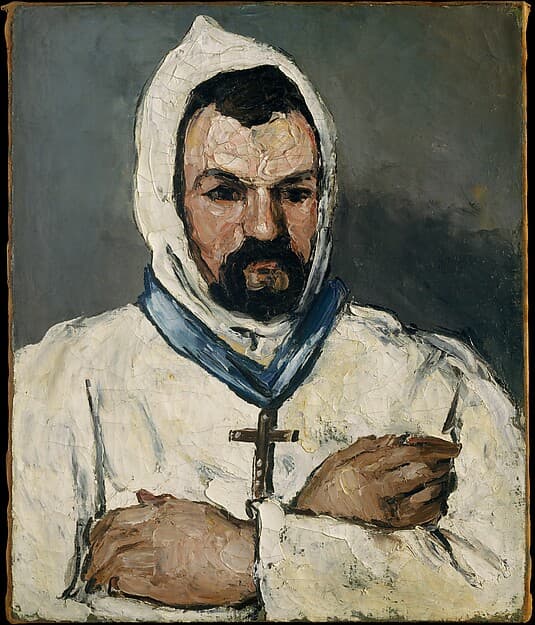 Antoine Dominique Sauveur Aubert (born 1817), the Artist's Uncle, as a Monk — Paul Cézanne