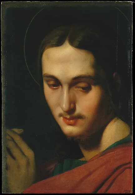 Head of Saint John the Evangelist — Jean Auguste Dominique Ingres