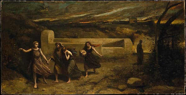 The Burning of Sodom (formerly "The Destruction of Sodom") — Camille Corot