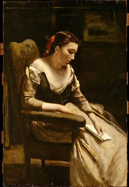 The Letter — Camille Corot