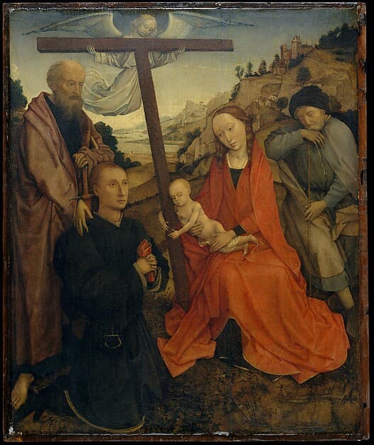 The Holy Family with Saint Paul and a Donor — Rogier van der Weyden