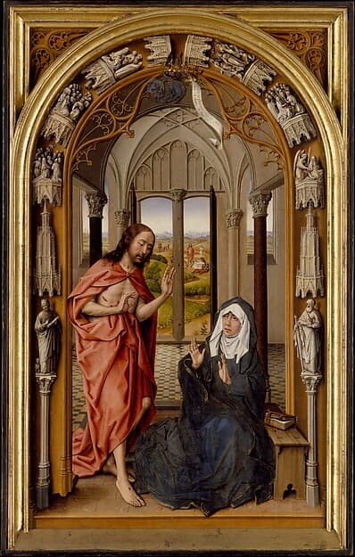 Christ Appearing to His Mother — Juan de Flandes