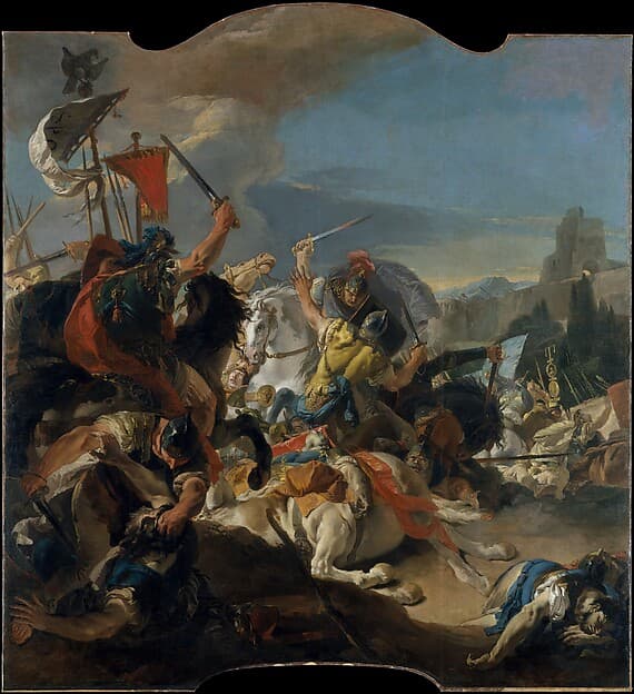 The Battle of Vercellae — Giovanni Battista Tiepolo
