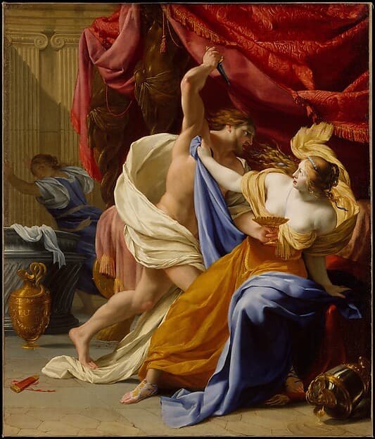 The Rape of Tamar — Eustache Le Sueur