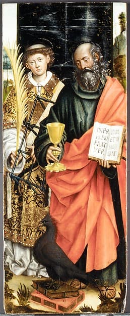 Saints John the Evangelist and Lawrence — Defendente Ferrari