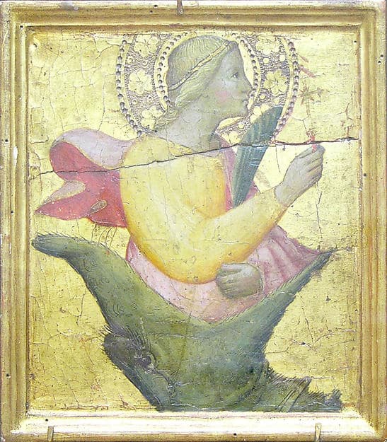 Saint Margaret and the Dragon — Agnolo Gaddi