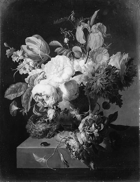 Flowers in a Stone Vase — Peter Faes